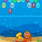 Стрелялка с рыбьими пузырями Html5