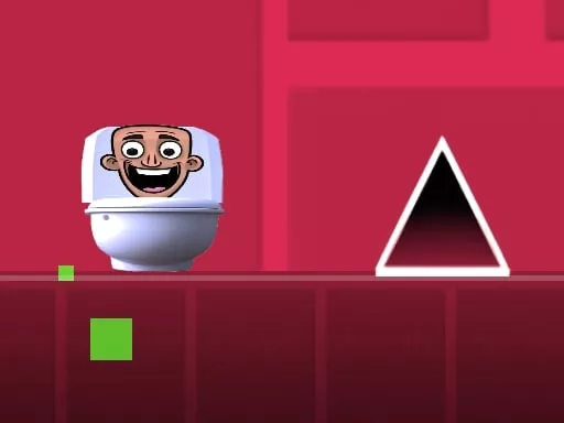Унитаз Geometry Dash Skibidi Унитаз Geometry Dash Skibidi