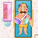 Скорая помощь в больнице и полиции