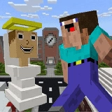 Майнкрафт Нуб ходит в туалетную школу Скибиди